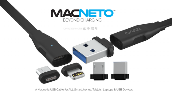 MACNETO: World's 1st Multi-Device Compatible Magnetic Cable