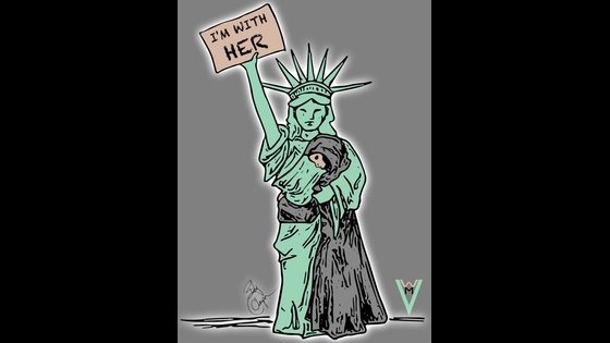 Social Justice T-Shirt Company - Liberty's With Her