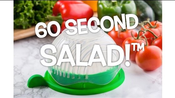 60 Second Salad Maker - Healthy, fresh salads made easy!