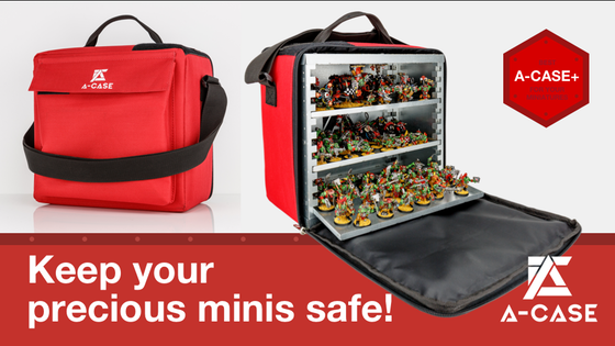 A-CASE+ Miniature Wargaming Carrying/Display Case