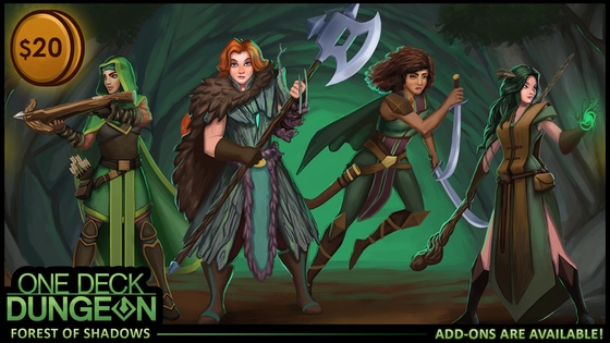 One Deck Dungeon: Forest of Shadows