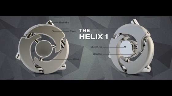 THE HELIX ( Fidget Spinner ) EDC METAL ART