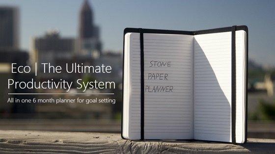 Eco Planner/Notebook - Do more in a day!