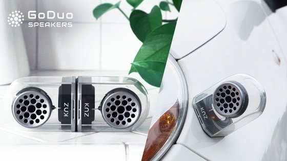 GoDuo Speakers - Ideal Indoor+Outdoor Stereo Music Companion
