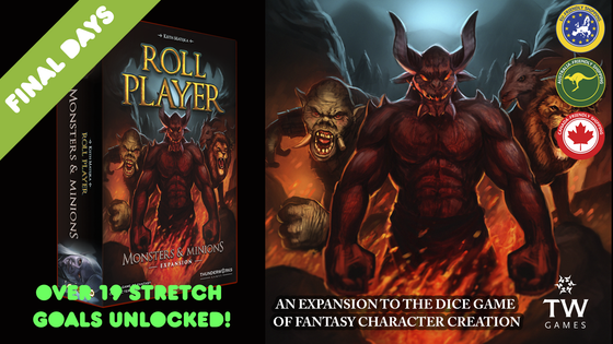 ROLL PLAYER - Monsters & Minions Expansion (+ Reprint)