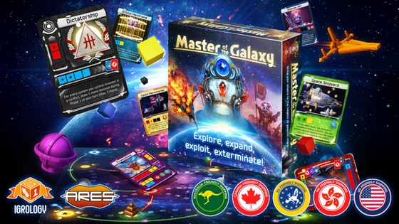 Master of the Galaxy - a 4X board game of galactic expansion
