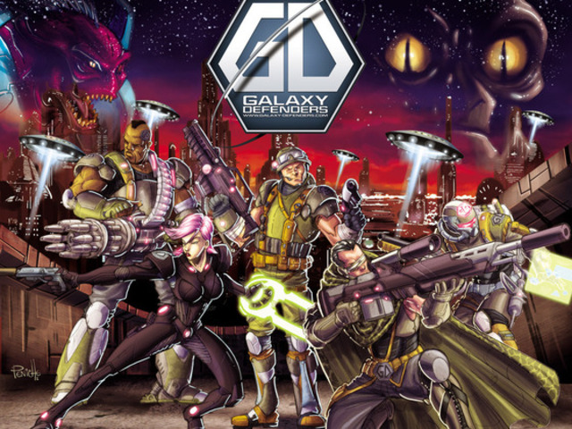 Galaxy Defenders - Co-op Sci-Fi Miniature Board Game
