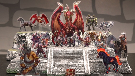 Skinny Minis: A new type of miniature for tabletop RPGs