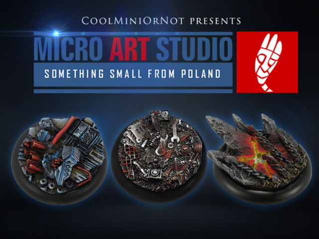 CoolMiniOrNot Base System Featuring Micro Art Studio